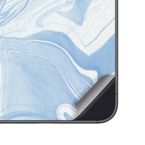 Blue Marbling Galaxy A14 5G Skin